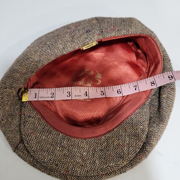 Dorfman-Pacific Vintage Newsboy Wool Blend Lined Cap - Picture 7 of 8